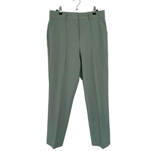 ASOS Mint Green Tailored Straight Leg Minimalist Quiet Luxury Trousers Size 8